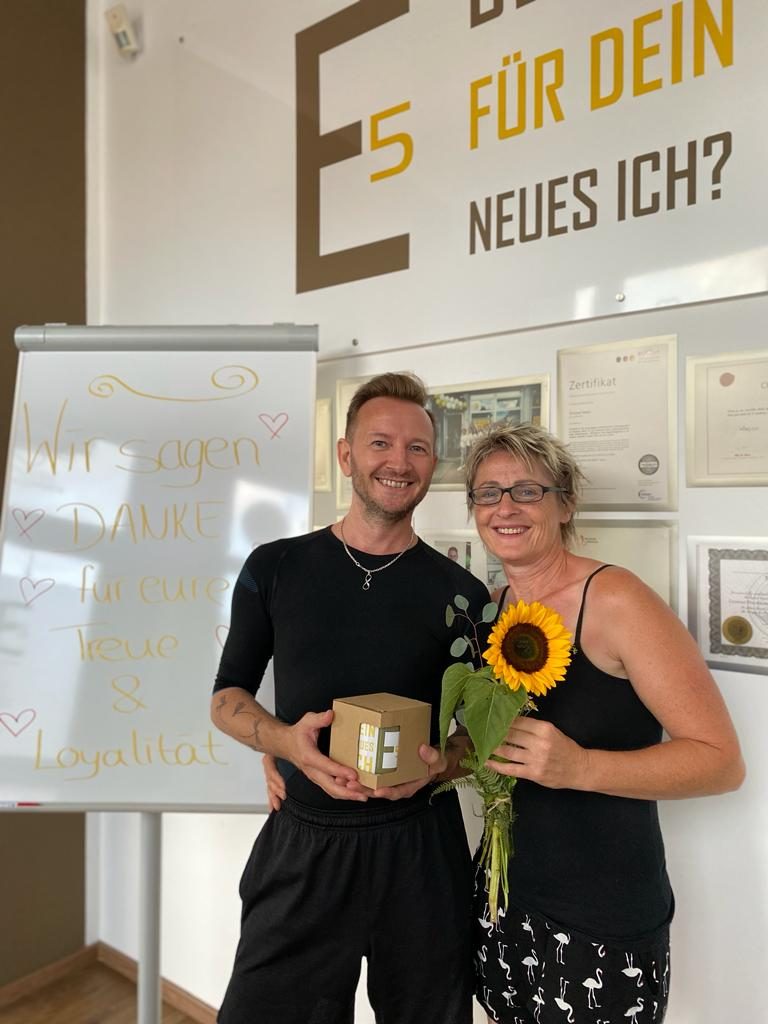 Axel H. und Monja D. trainieren beide seit 2017